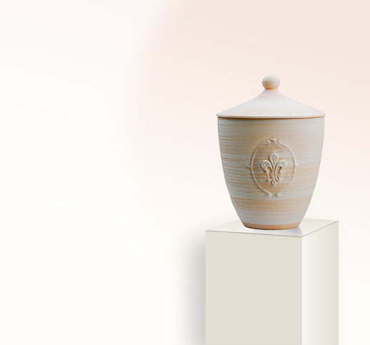 Fiavoro Urne aus Keramik