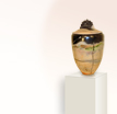 Urne aus Raku Keramik Corona: Bestattungsurne aus Ungarn
