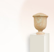 Urne aus Naturstein Casina: Urne aus Sandstein