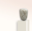 Urne aus Naturstein Lunaria: Urne in Sandsteinoptik