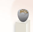 Urne aus Keramik Paradiso: Urnendesign mit Gingko Motiv