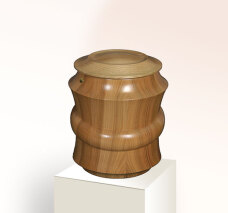 Verrottbare Urne aus Holz